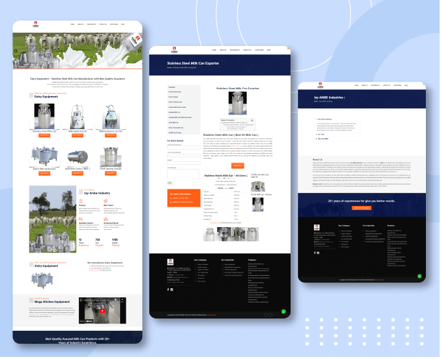 jayambeindustry.com - One Time Task (Landing Page Creation)